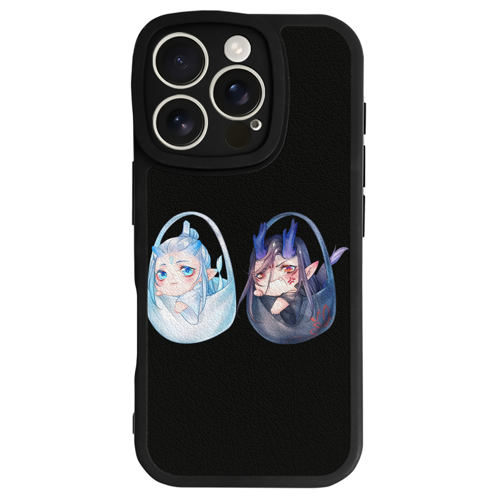 （画像用） Ne Zha 2 ナタ 魔童の大暴れ 【iPhone 16シリーズ対応】シリコンスマホケース（レザー調） 材質：シリコン